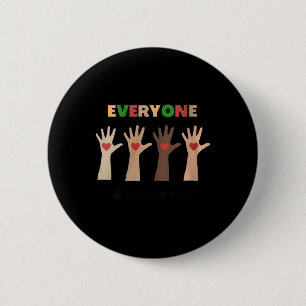 Vrouwen Idaho Leraar Iedereen is welkom hier eerst Ronde Button 5,7 Cm