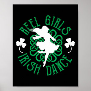 Vrouwen Ieren stap danser dansende stap dansen mei Poster