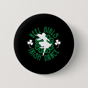 Vrouwen Ieren stap danser dansende stap dansen mei Ronde Button 5,7 Cm