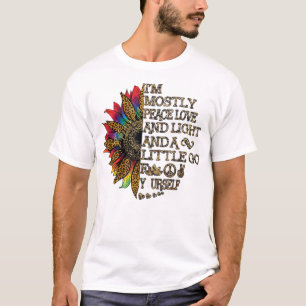 Vrouwen Ik ben de Meestal Vredesliefhebbers Licht T-shirt
