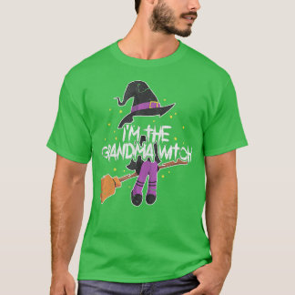Vrouwen ik ben de oma-heks grootmoeder Halloween T-shirt