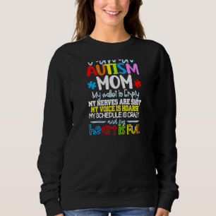 Vrouwen ik ben een autisme mammie Mijn portefeuill Trui