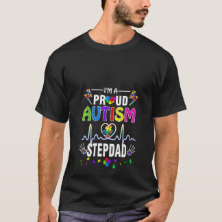 Vrouwen Ik ben een trotse autisme-stiefvader Manne T-shirt