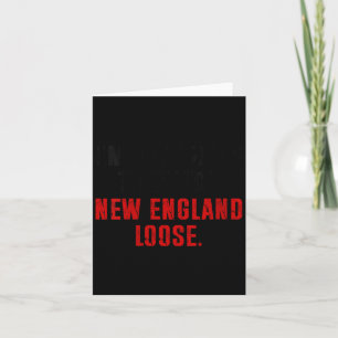 Vrouwen ik ben hier om new england te zien verliez kaart