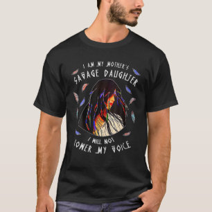 Vrouwen ik ben mijn moeder's spaardochter. t-shirt