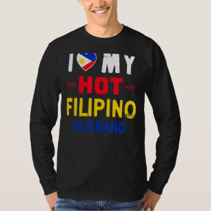 Vrouwen Ik hou van mijn hete Filippijnse man Filip T-shirt