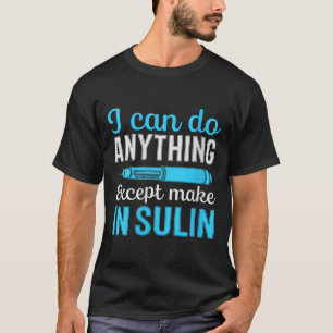 Vrouwen Ik kan alles doen behalve insuline V-NEC m T-shirt
