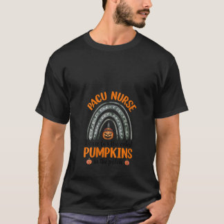 Vrouwen Ik Zorg De Schattigee Pompoenen PACU Nurse T-shirt