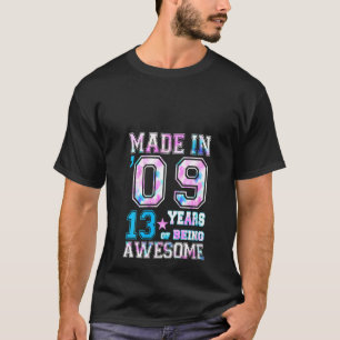 Vrouwen in 09 13 jaar Geweldige 13e verjaardag b T-shirt