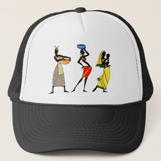 Vrouwen in Afrika Trucker Pet (Voorkant)
