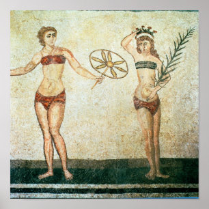 Vrouwen in bikinis poster