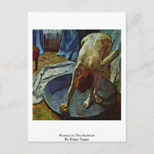 Vrouwen in de Bathtub door Edgar Degas Briefkaart