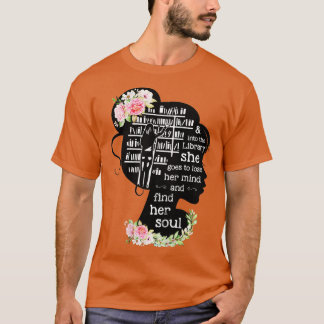 Vrouwen in de bibliotheek zullen haar geest verlie t-shirt