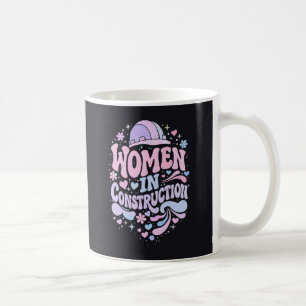 Vrouwen in de bouw Retro Empowerment Koffiemok