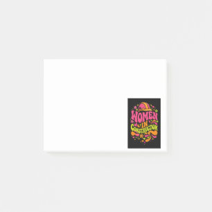 Vrouwen in de bouw Retro empowerment Post-it® Notes