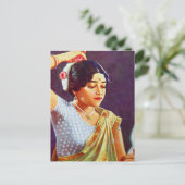 vrouwen in de detailhandel India Briefkaart (Staand voorkant)