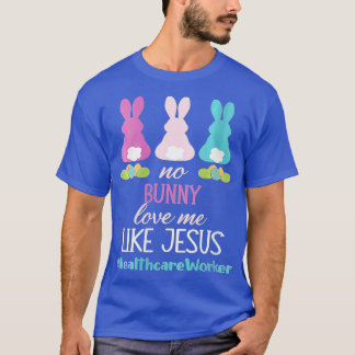 Vrouwen in de gezondheidszorg Paasdag geen bunny L T-shirt