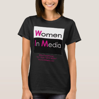 Vrouwen in de media T-shirt zwart