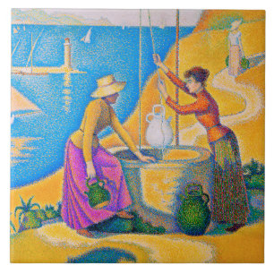 Vrouwen in de Nou, Signac Tegeltje