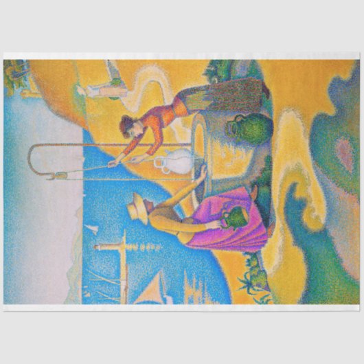 Vrouwen in de Nou, Signac Tissuepapier (Voorkant)