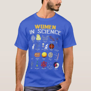 Vrouwen in de schimmelwereld, biologie, natuurkund t-shirt