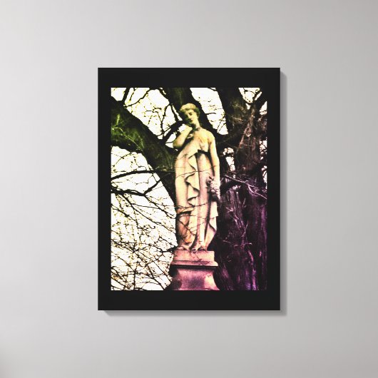 Vrouwen in de winter canvas afdruk (Voorkant)