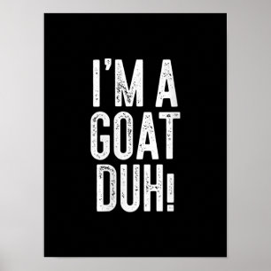 Vrouwen in een geitenkleed! kostuum cadeau poster