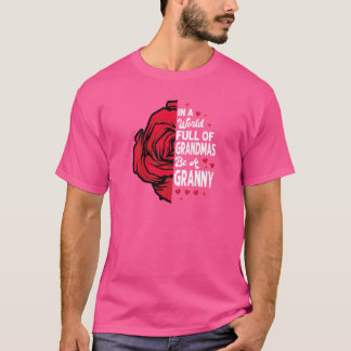 Vrouwen in een wereld vol oma's zijn een oma-i t-shirt