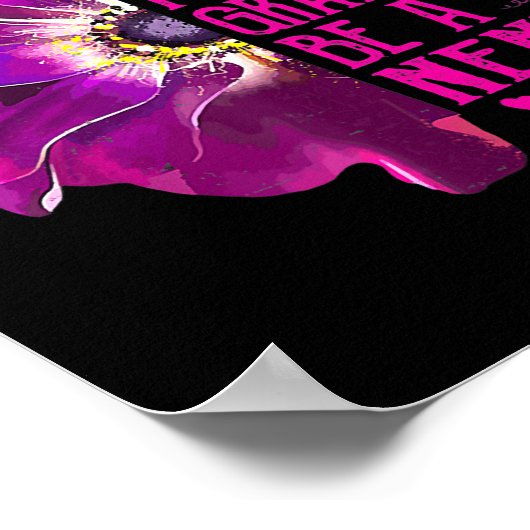 Vrouwen in een wereld vol oma's zijn geen vrouw poster (Hoek)