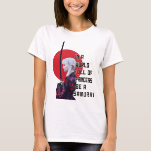 Vrouwen in een wereld vol prinsessen zijn een Samu T-shirt