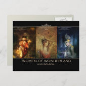 Vrouwen in het Briefkaart van Wonderland (Voorkant / Achterkant)