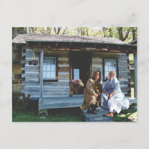 Vrouwen in het dorp Har-Ber die als pionier funger Briefkaart