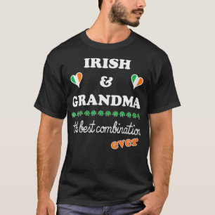 Vrouwen in het Iers en Grootma Best Irish Granny V T-shirt