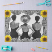  vrouwen in het persbericht tissuepapier (Craft)