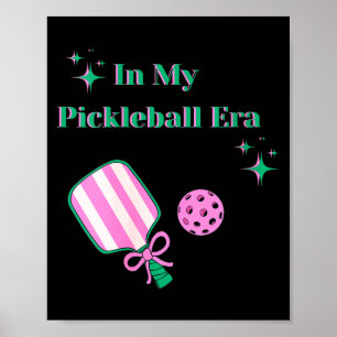Vrouwen in het pickleball-tijdperk coquette grappi poster