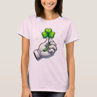 Vrouwen in het shirt. St. Parick's Day T-shirt