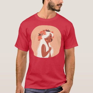 Vrouwen in het Tiener T-shirt