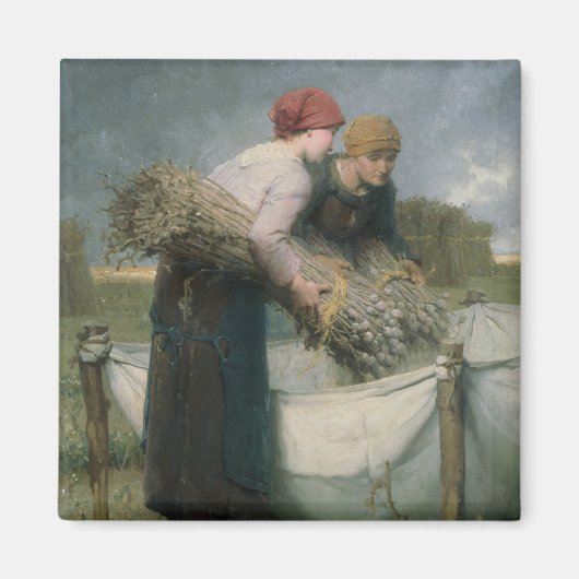 Vrouwen in het veld, 1882 magneet (Voorkant)