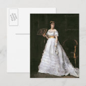 Vrouwen in het wit briefkaart (Voorkant / Achterkant)