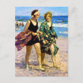 Vrouwen in het Zee Edward Henry Potthast Briefkaart (Voorkant)