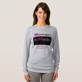 Vrouwen in Media Tee Shirt met lange mouwen