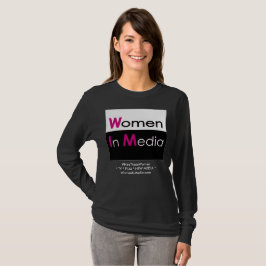 Vrouwen in Media Tee Shirt met lange mouwen