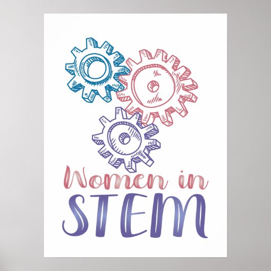 Vrouwen in STEM Poster (Voorkant)