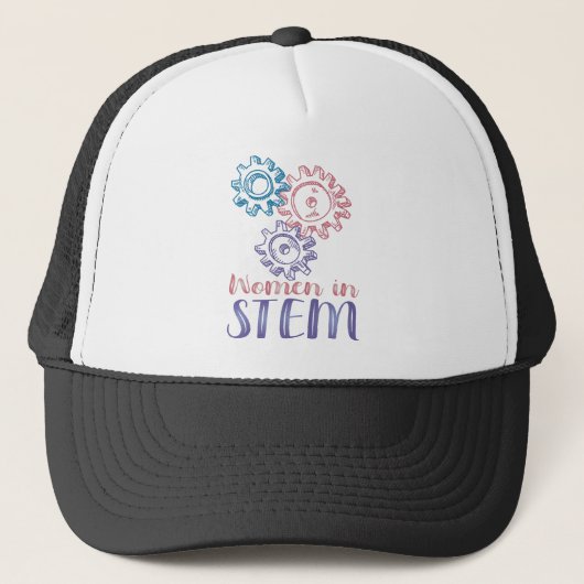 Vrouwen in STEM Trucker Pet (Voorkant)