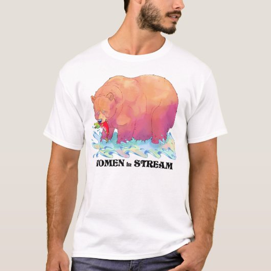 Vrouwen in Stream T-shirt (Voorkant)