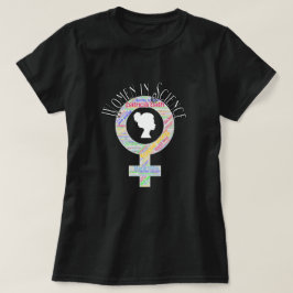 Vrouwen in Wetenschap Vrouw Geslacht Woordvulling  T-shirt