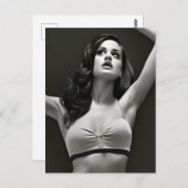 Vrouwen in zwart-wit briefkaart (Voorkant / Achterkant)