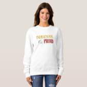 Vrouwen Inheems & Trots Sweatshirt (Voorkant volledig)