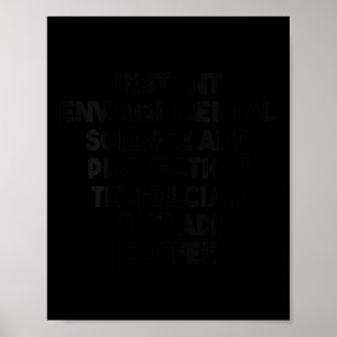 Vrouwen Instant Environmental Science Protection Poster