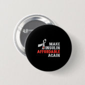 Vrouwen Insulinetherapie Diabetes Awareness Blood  Ronde Button 5,7 Cm (Voorkant /achterkant)